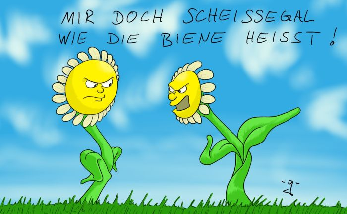 Cartoon: Bestäubung 1