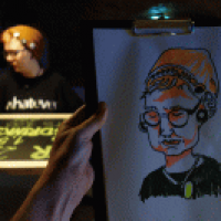 Blacklight Portraits