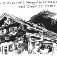 Kritzeln + Kraxeln: Tuftlalm (1.496m), Upsspitze (2.332) und Daniel (2.340m)