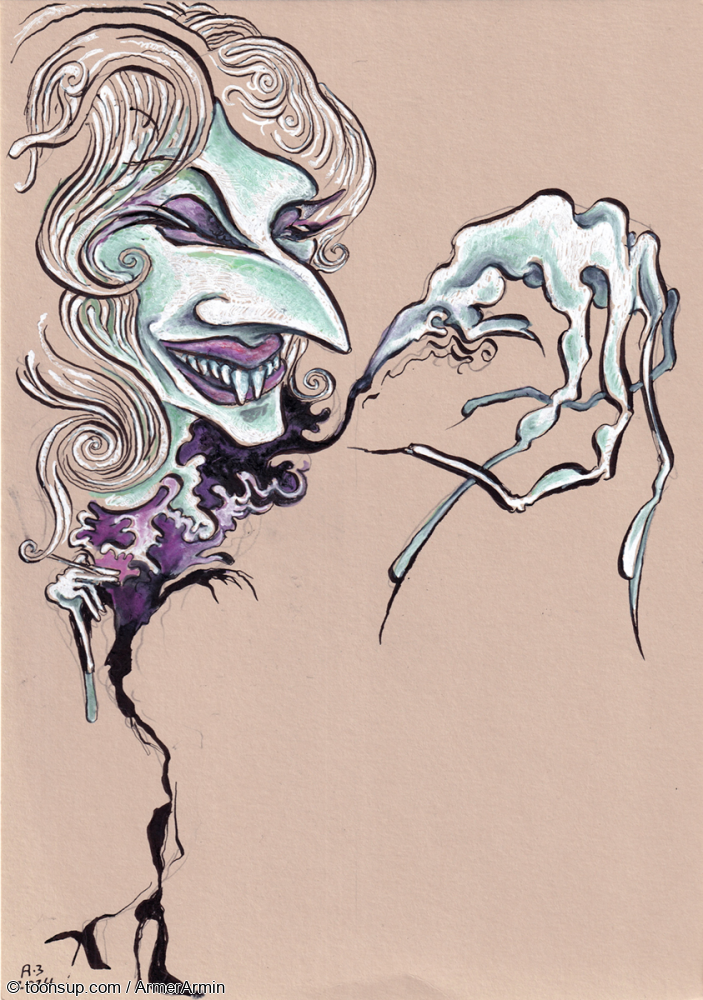 Cartoon: Dragqueen Nosferatu 1