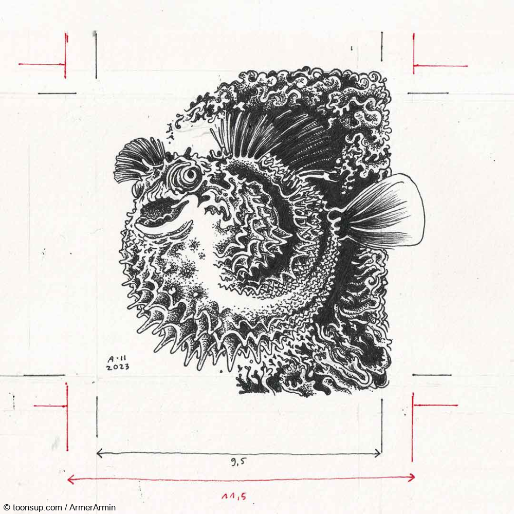 Illustration: Kugelfisch 2