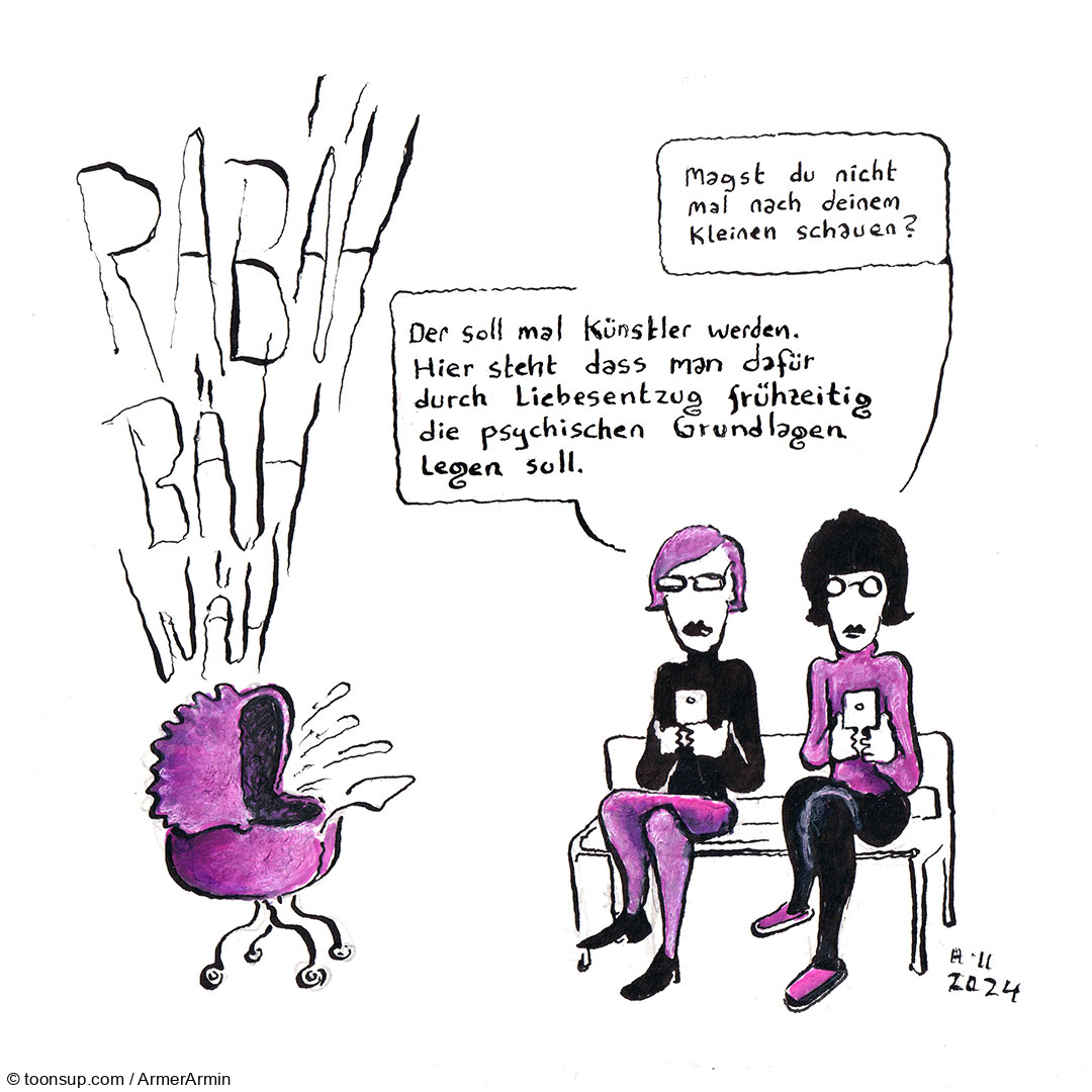 Cartoon: Erziehung 2.0 1