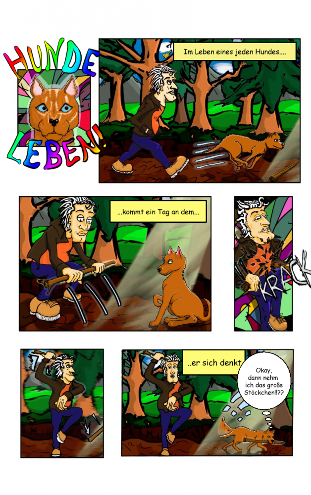 Comic: Hunde Leben! 1