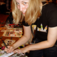 Signierstunde am toonsUp Stand