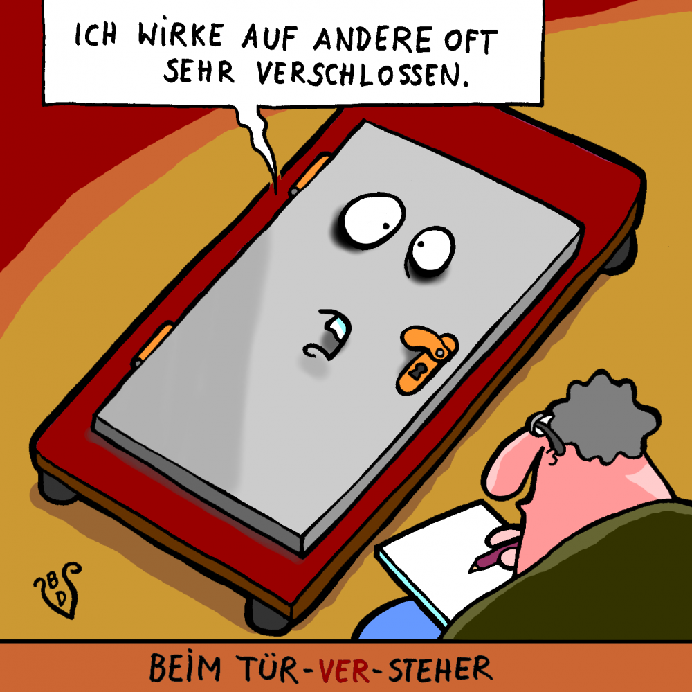 Cartoon: Verschlossen 1