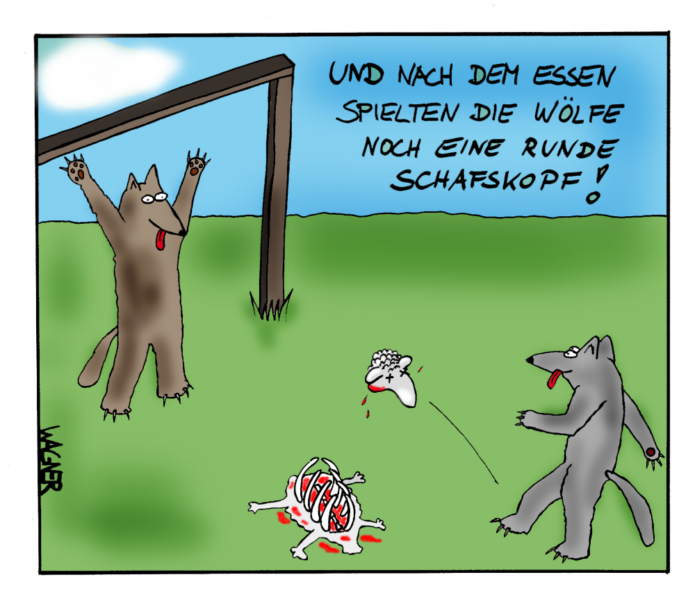 Cartoon: Schafskopf 1