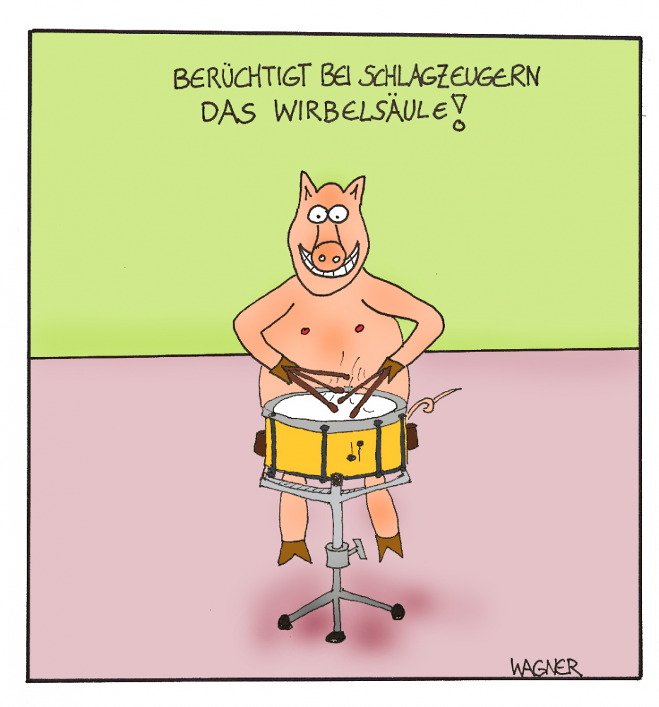 Cartoon: Wirbelsäule 1