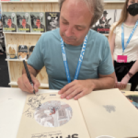 Erlangen 2022: Comic-Künstler bei der Arbeit
