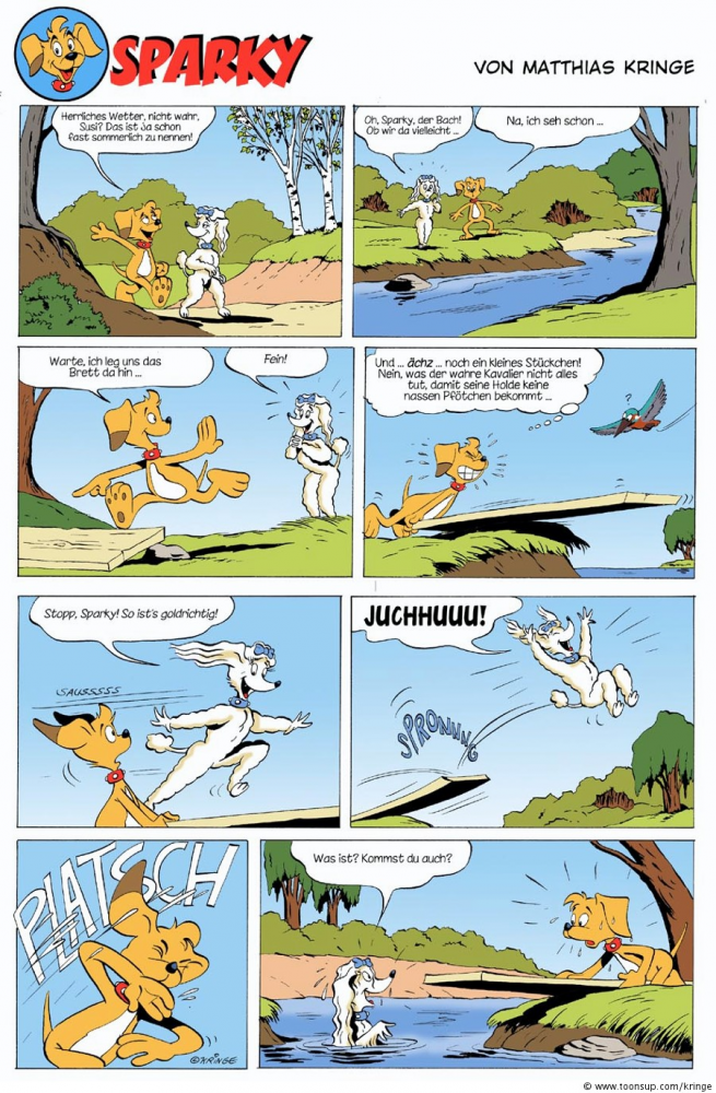 Comic: Sparky: Sommerliche Erfrischung 1