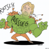 Merkel wird grün