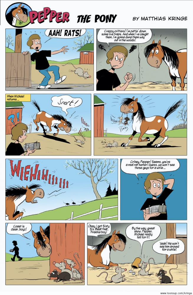 Comic: Pepper The Pony: Rat Pack 1