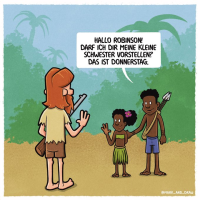 Donnerstag ist die kleine Schwester von Freitag