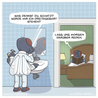 Eintagsfliegendreitagesbart