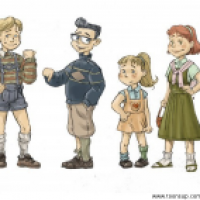 Characterdesigns für ein Kinderbuch