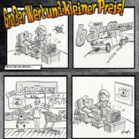 Großer Wert und kleiner Preis