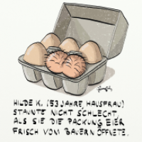 Eier frisch vom Bauern...