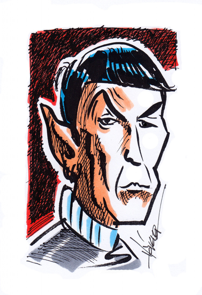 Karrikatur: Spock 1
