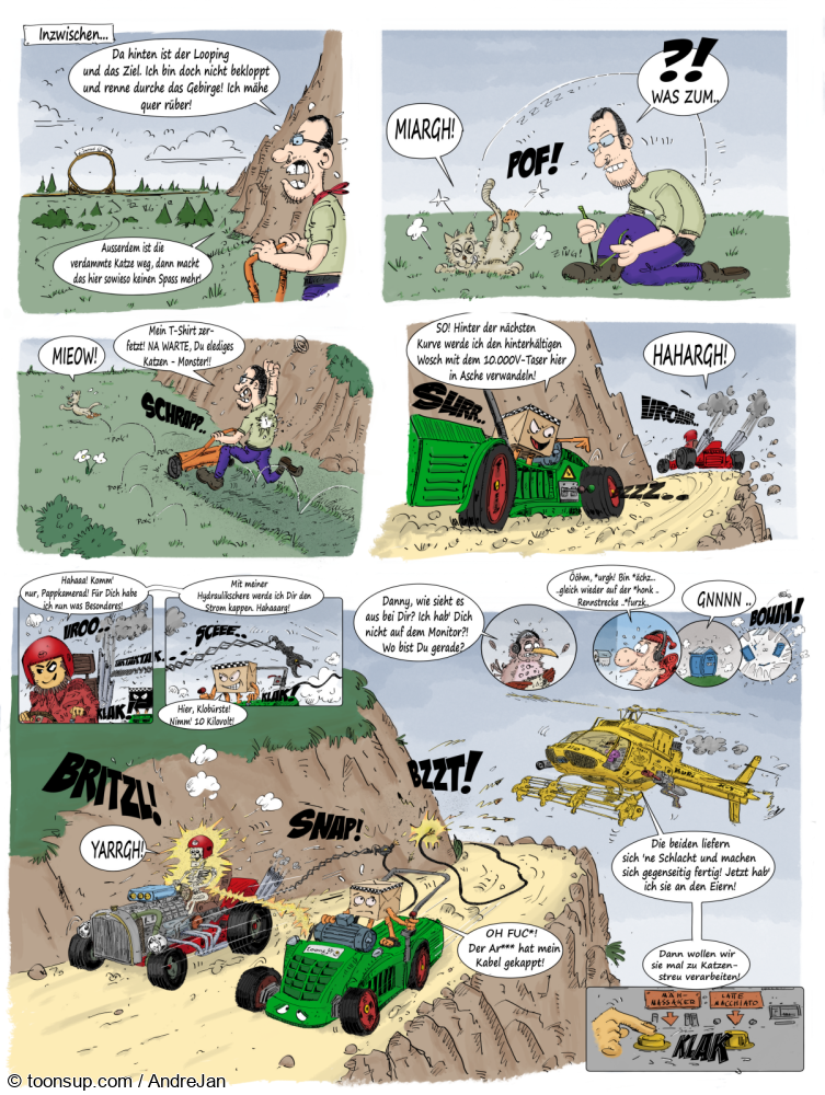 Comic: Colo Rasenmäher Challenge 6