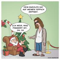 Big Lebowski bei Finish the Cartoon