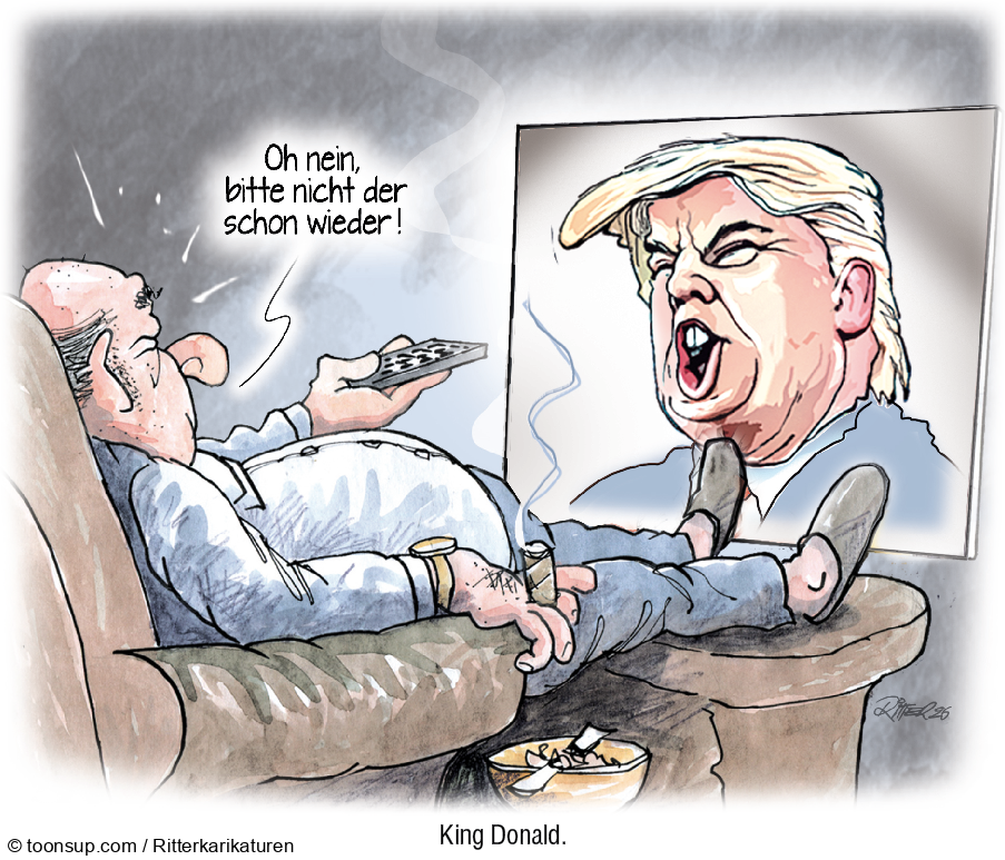 Karrikatur: King Donald 1
