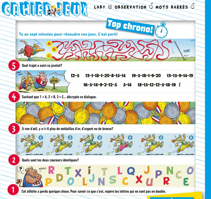 Rate- / Wimmelbild: Athletisme 1