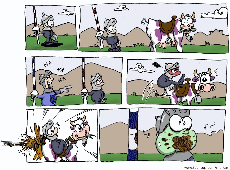 Comic: Ritterturnier 1