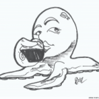 Tintenfass, trinken, sexy