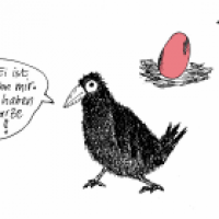 Schwarze Eier