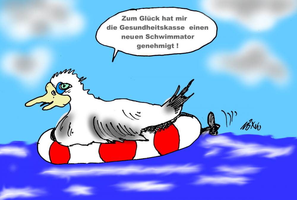 Cartoon: Schwimmator 1