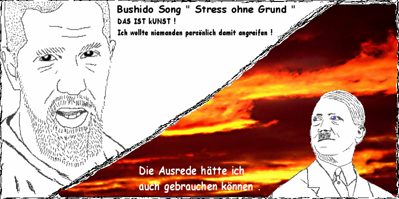 Cartoon: Bushido - Stress ohne Grund 1