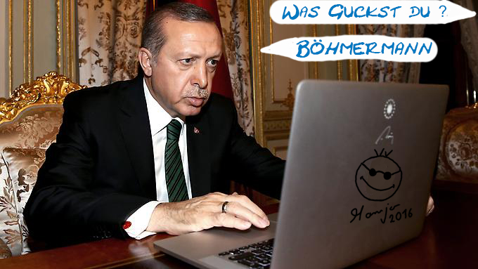 Concept Art / Character Design: Böhmermann 1