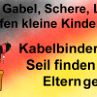 Messer, Gabel, Schere