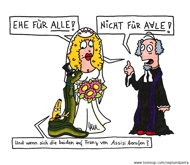 Cartoon: Ehe für alle 1