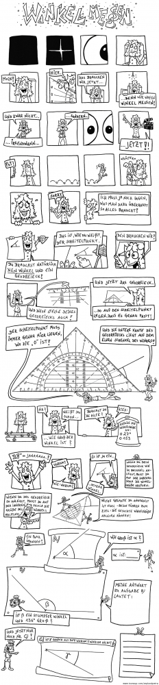 Comic: Winkel messen 1