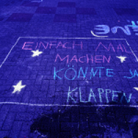 Straßenmalkreidewerke