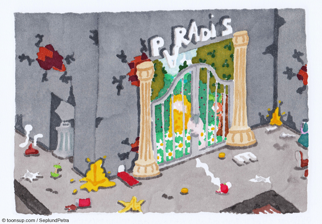 Cartoon: Irgendwo in Jena (Paradies) 2