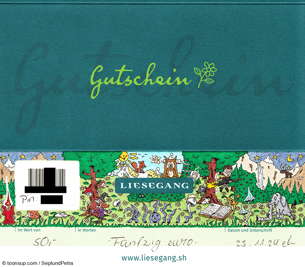 Illustration: Buchgutschein 1