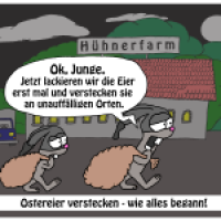 Ostereier verstecken - Wie alles begann