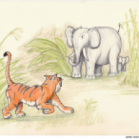 Der Tiger und die Elefanten