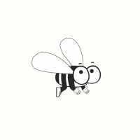 Spencer - Biene | Cartoon | Comic | Zeichnung | Zeichentrick