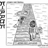 Nippon beim Gassigehen