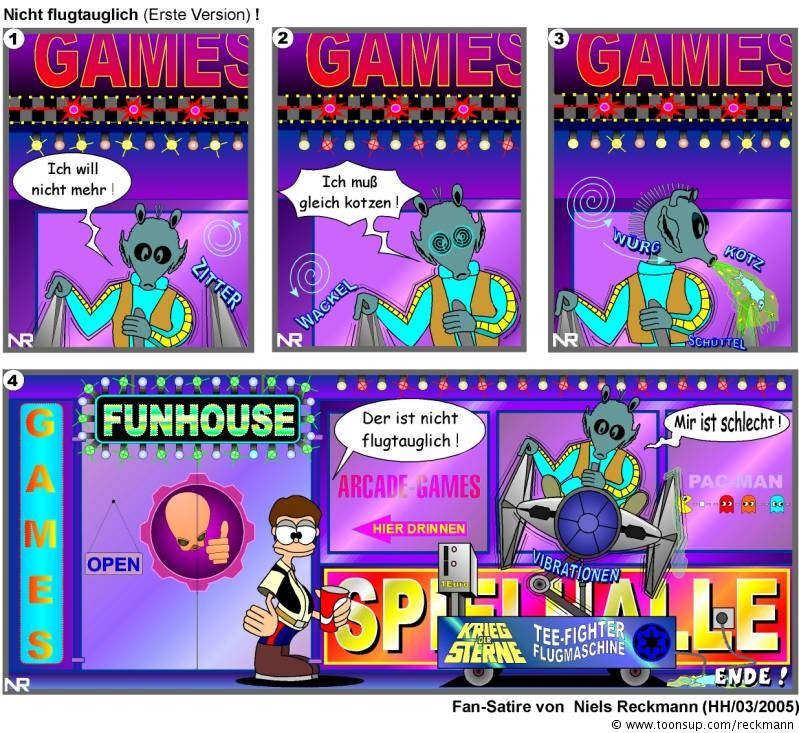 Comic: SW-Satire Flugtauglich? 1