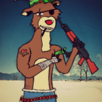 Rudolph The Red Blood Reindeer