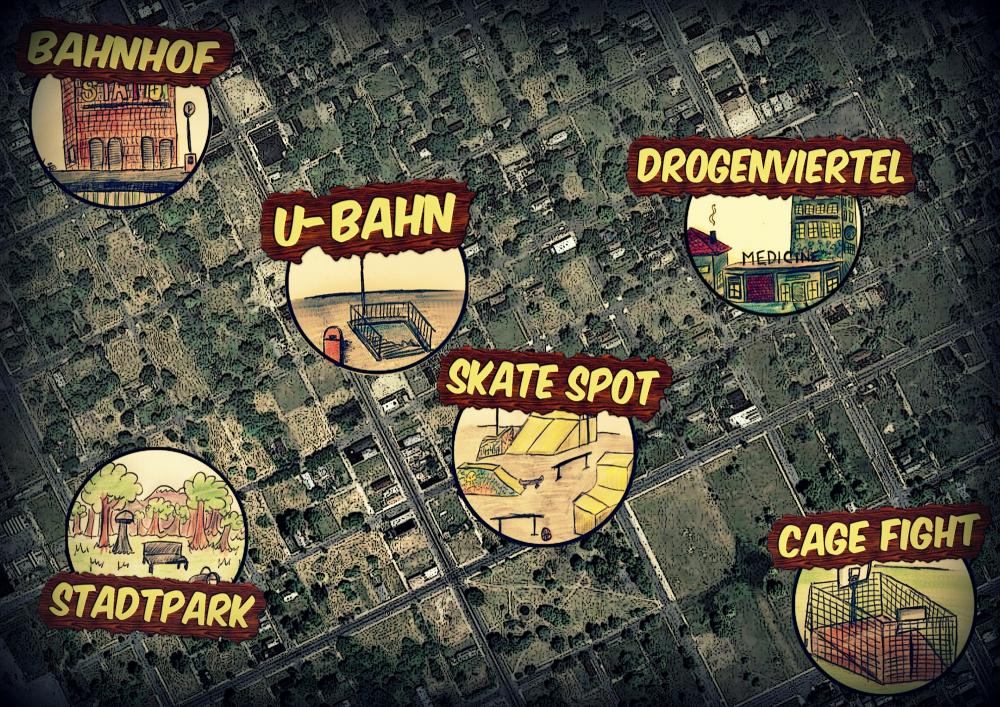 Concept Art / Character Design: Battle-Map 1