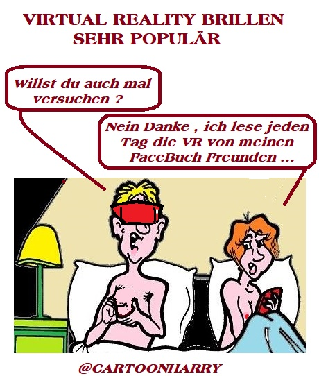 Cartoon: VR Brillen 1