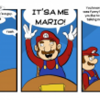 Matching with Mario http://www.flopsidecomics.com