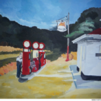 Tankstelle von Hopper