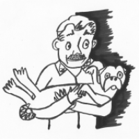 Hasan ist da! Buchillustration Kapitel Oswald-Spengler-Straße