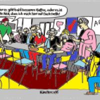 Letztes Mal im Künstlercafé