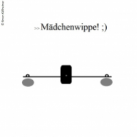 Mädchenwippe